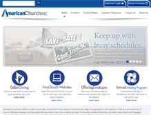 Tablet Screenshot of americanchurch.com